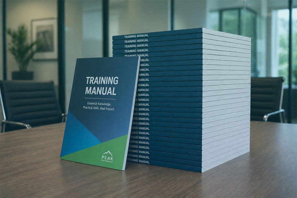 Commercial Book Printing for Training Manuals & Corporate Publications